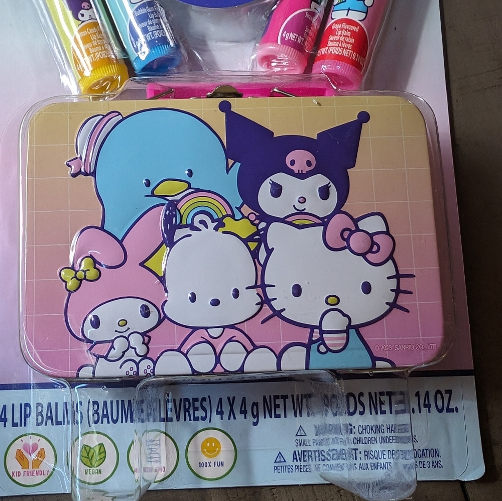 🎉HOST PICK. Hello Kitty & Friends Flavored Lip Balms With Carrying Tin Box - Picture 5 of 6